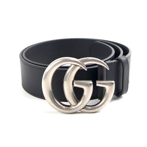 black gucci belt silver|black Gucci belt gold buckle.